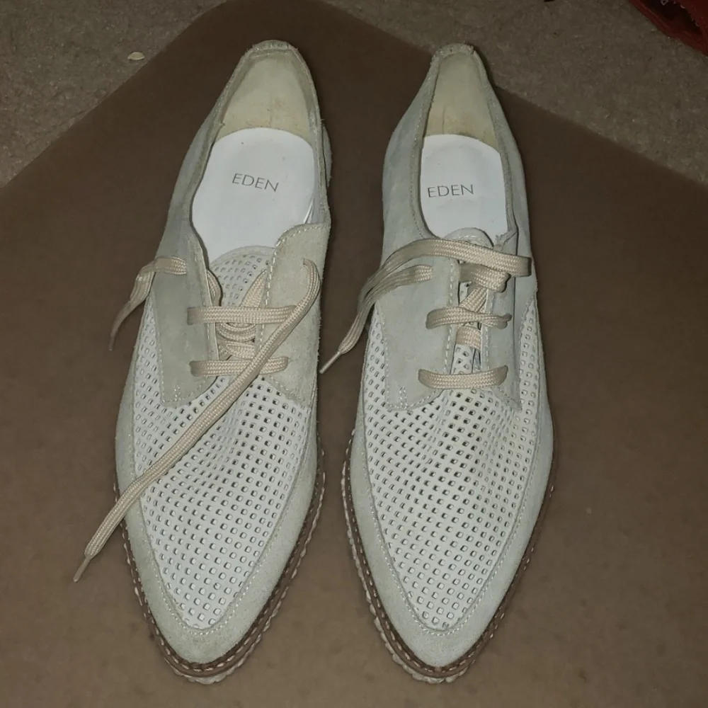 Eden brand suede creeper type shoes NWOT - Picture 3 of 8